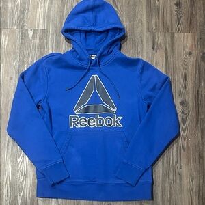Reebok Blue Hoodie with black Logo